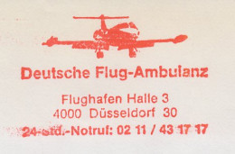 Meter Cut Germany 1993 Flying Ambulance - Airplane - Andere & Zonder Classificatie