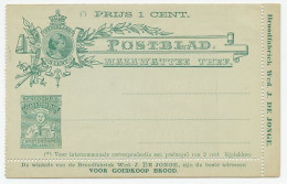 Particulier Reclame-postblad Geuzendam RPB7 - Postal Stationery