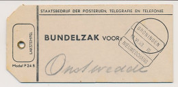 Treinblokstempel : Groningen - Nieuweschans III 1953 - Unclassified