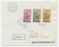 Registered Cover / Postmark Vatican 1966 Birth Of Jesus Christ - Other & Unclassified