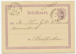 Naamstempel Klundert 1876 - Briefe U. Dokumente