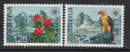 YOUGOSLAVIE- N°1291/2 ** (1970) Protection De La Nature - Nuevos