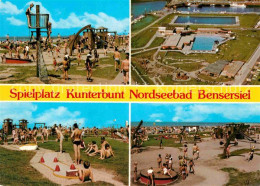 72713427 Bensersiel Spielplatz Kunterbunt Minigolf Fliegeraufnahme Bensersiel - Esens