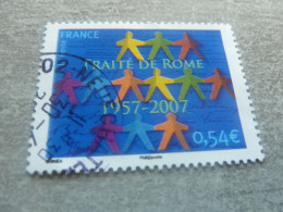 Cinquantenaire Du Traité De Rome - 0.54 € - Yt 4030 - Multicolore - Oblitéré - Année 2007 - - Usados