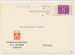 Firma Briefkaart Alkmaar 1958 - VIVO - Zonder Classificatie