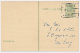 Treinblokstempel : Helder - Amsterdam D 1935 ( Texel ) - Unclassified