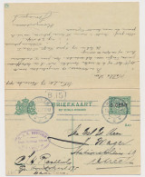 Briefkaart G. 97 I Haarlem - Utrecht 1917 V.v. - Entiers Postaux