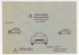 Postal Cheque Cover Germany ( 1975 ) Car - Citroën - 2CV - Cars