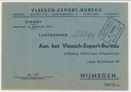 Treinblokstempel : Rotterdam - Eindhoven B 1935 - Ohne Zuordnung