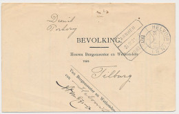 Treinblokstempel : Arnhem - Breda C 1921 ( Helvoirt )  - Unclassified