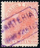 Madrid - Edi O 210 - Mat. Azul "Cartería - Ciempozuelos" - Used Stamps