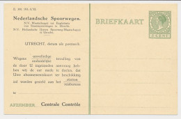 Spoorwegbriefkaart G. NS216 T - Ganzsachen