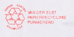 Meter Cover Netherlands 1999 Recycle Paper Cardboard - Purmerend - Protection De L'environnement & Climat
