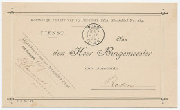 Kleinrondstempel Norg 1902 - Ohne Zuordnung