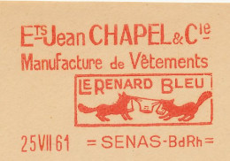 Test Meter Card France 1961 Fox - Andere & Zonder Classificatie