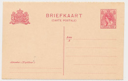 Briefkaart G. 84 B I - Plaatfout - Ganzsachen