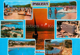 72713314 Paguera Mallorca Islas Baleares Strand Kueste Hotel Abendstimmung Am Me - Other & Unclassified