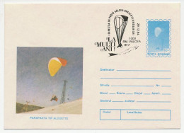 Postal Stationery Romania 1994 Parachuting  - Avions