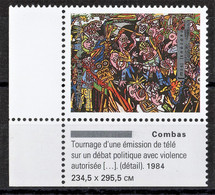 ERINNOPHILIE - VIGNETTE NEUF** MNH ! COMBAS Débat Politique Avec Violence - Musée D'Art Contemporain BORDEAUX - ITVF - Modern