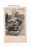 MARTINPUICH-62-Cimetiere-Tombes-CARTE Imprimee Allemande-GUERRE 14-18-1 WK-MILITARIA-FELDPOST - Soldatenfriedhöfen