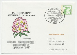 Postal Stationery / Postmark Germany 1987 Rhododendron - Autres & Non Classés