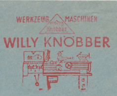 Meter Cover Germany 1962 Machine Tools - Autres & Non Classés