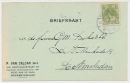 Firma Briefkaart Koog Zaandijk 1917 - Bouwmaterialen - Ohne Zuordnung