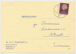 Firma Briefkaart Drunen 1957 - Schoenfabriek - Zonder Classificatie