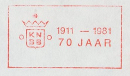 Meter Cover Netherlands 1980 Royal Netherlands Billiards Association - 70 Years - Other & Unclassified