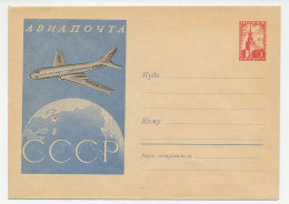 Postal Stationery Soviet Union 1958 Airplane - Flugzeuge