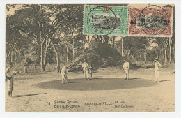 Postal Stationery Belgian Congo 1924 ( Maximum Card ) Elisabethville - Golf - Golf Square - Altri & Non Classificati