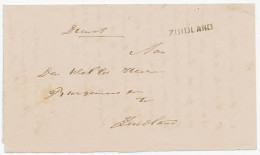 Naamstempel Zuidland 1889 - Lettres & Documents