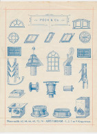 Nota Amsterdam 1910 - Peck & Co. Metaalwaren - Ramen Etc. - Netherlands