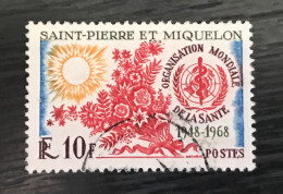 Timbre Oblitéré Saint Pierre Et Miquelon 1968 Yt N° 379 - Used Stamps