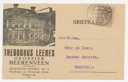 Firma Briefkaart Heerenveen 1923 - Grossier  - Zonder Classificatie