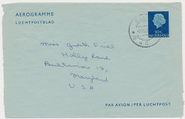 Luchtpostblad G. 10 Baarn - Maryland USA 1957 - Interi Postali