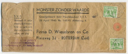 Em. Duif Dordrecht - Rotterdam 1942 - Monster Zonder Waarde - Ohne Zuordnung