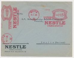 Meter Cover Deutsches Reich / Germany 1929 Nestle Products - Alimentazione