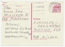 Postcard / Postmark Germany 1982 International Film Week - Cinéma