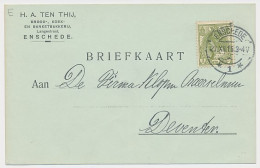 Firma Briefkaart Enschede 1916 - Brood- Koek- Banketbakkerij - Zonder Classificatie