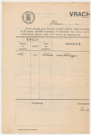 Vrachtbrief Staats Spoorwegen Woerden - Den Haag 1912 - Zonder Classificatie