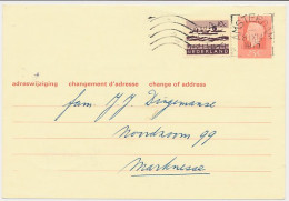 Verhuiskaart G. 38 Amsterdam - Marknesse 1975 - Postal Stationery