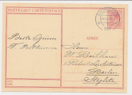 Briefkaart G. 227 H ( Woerden ) Groningen - Duitsland 1930 - Interi Postali