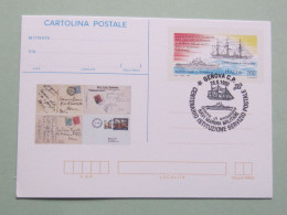 Italia, Cartolina Postale + Annullo Speciale 26-9-92 Centenario Servizio Postale Marina Militare (A) - 1991-00: Storia Postale