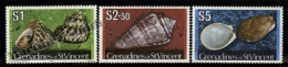 Saint Vincent & Grenadines 1974 Yvert 49-51, Sea Fauna, Shells - High Values 1 To 5 Dollars - MNH - St.Vincent & Grenadines