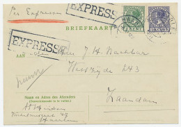 Em. Veth Briefkaart Expresse Haarlem - Zaandam 1930 - Non Classés