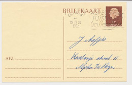 Briefkaart G. 329 Gouda - Alphen A.d. Rijn 1962 ( FDC ) - Ganzsachen