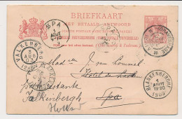 Briefkaart G. 58 B Den Haag - Belgie - Valkenburg Poste Retante  - Ohne Zuordnung