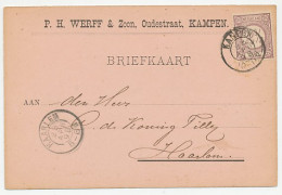 Firma Briefkaart Kampen 1898 - Werff & Zoon - Zonder Classificatie