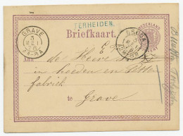 Naamstempel Terheiden 1876 - Lettres & Documents